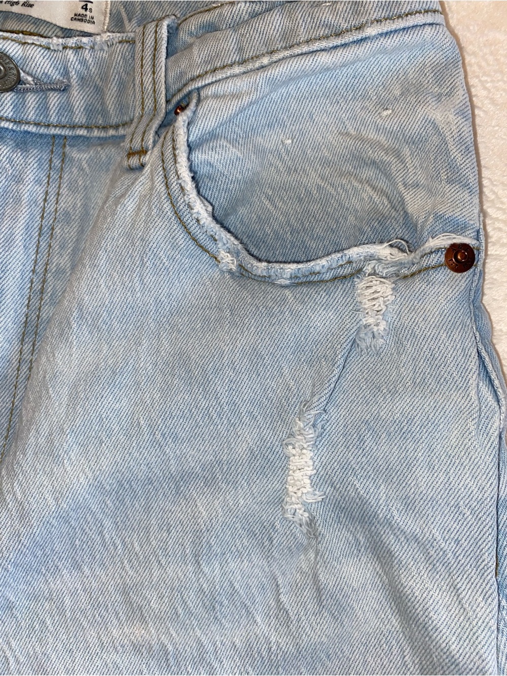 Abercrombie & Fitch Curve Love '90s
Straight Ultra High Rise Jeans Women's 27 - Picture 9 of 14